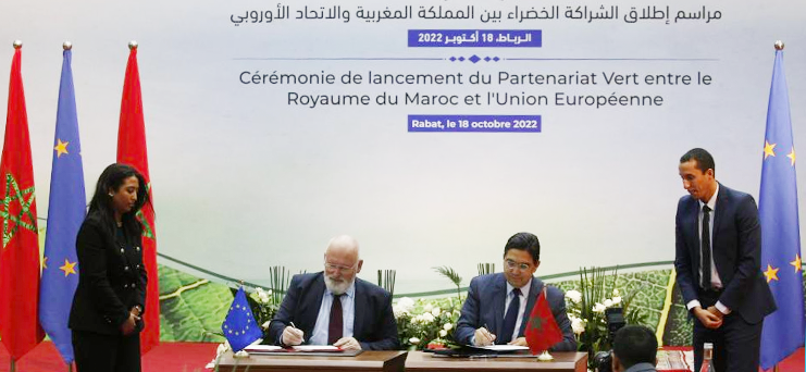 La UE y Marruecos lanzan la primera Asociación Verde sobre energía, clima y medio ambiente antes de la COP 27